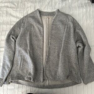 oversized grey cardigan